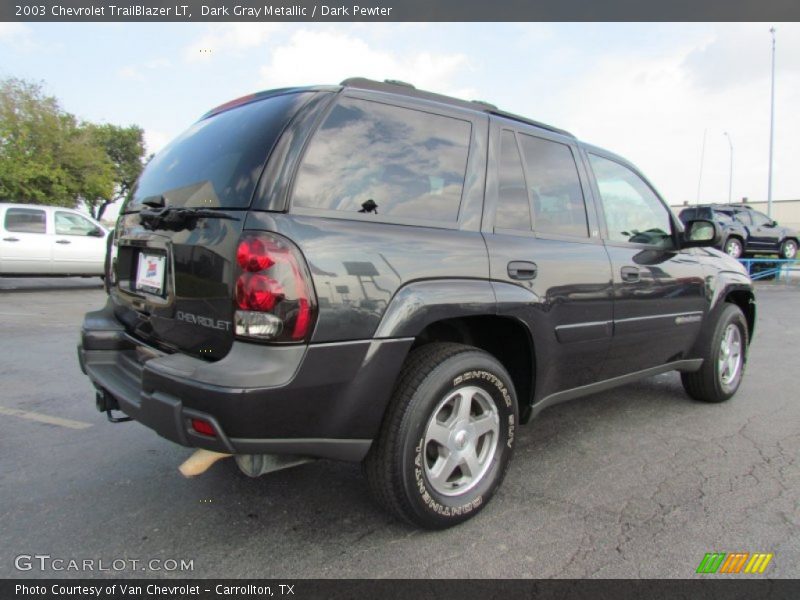 Dark Gray Metallic / Dark Pewter 2003 Chevrolet TrailBlazer LT