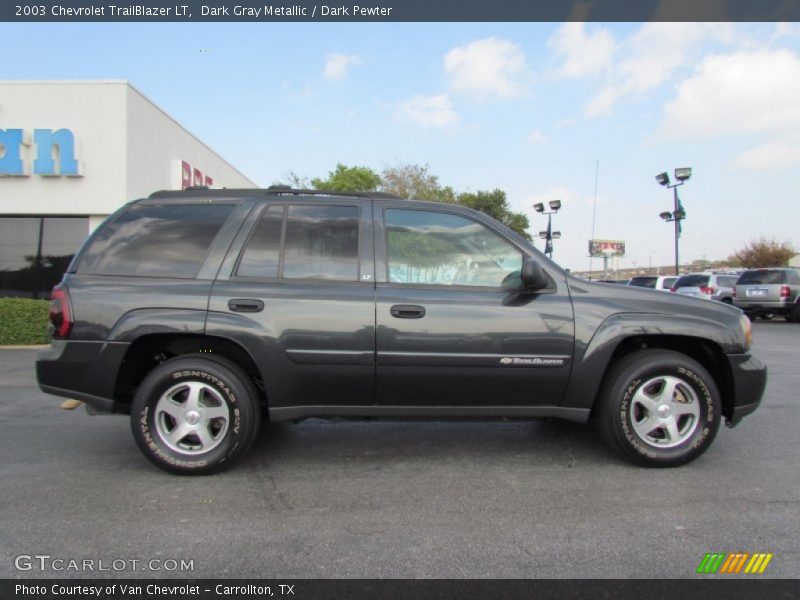 Dark Gray Metallic / Dark Pewter 2003 Chevrolet TrailBlazer LT