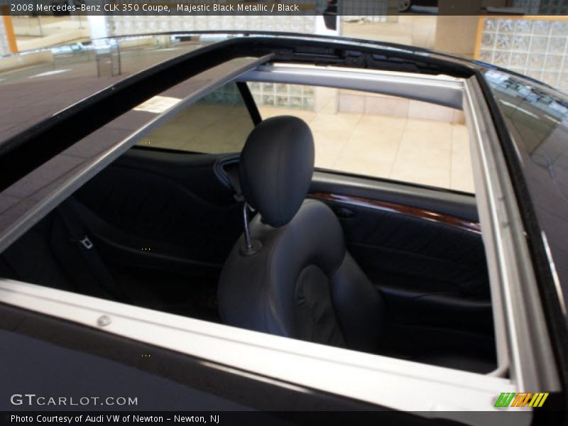 Majestic Black Metallic / Black 2008 Mercedes-Benz CLK 350 Coupe
