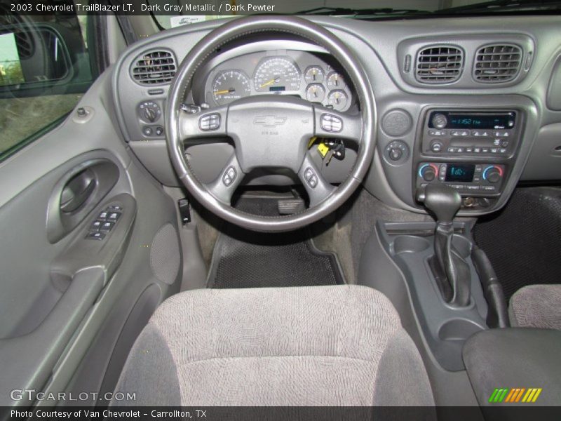 Dark Gray Metallic / Dark Pewter 2003 Chevrolet TrailBlazer LT