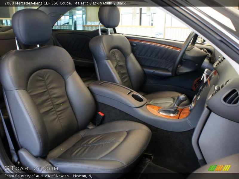 Majestic Black Metallic / Black 2008 Mercedes-Benz CLK 350 Coupe