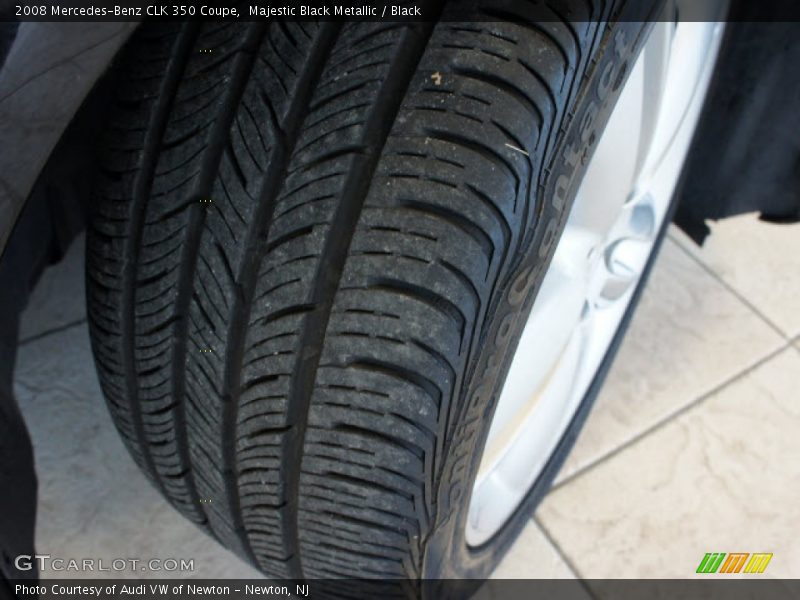 Majestic Black Metallic / Black 2008 Mercedes-Benz CLK 350 Coupe