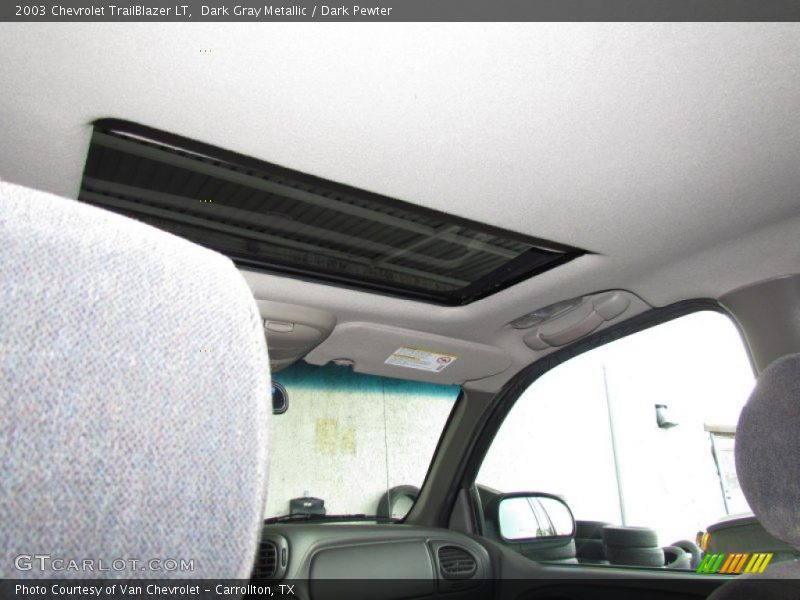 Dark Gray Metallic / Dark Pewter 2003 Chevrolet TrailBlazer LT