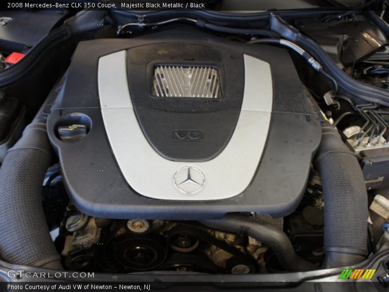Majestic Black Metallic / Black 2008 Mercedes-Benz CLK 350 Coupe
