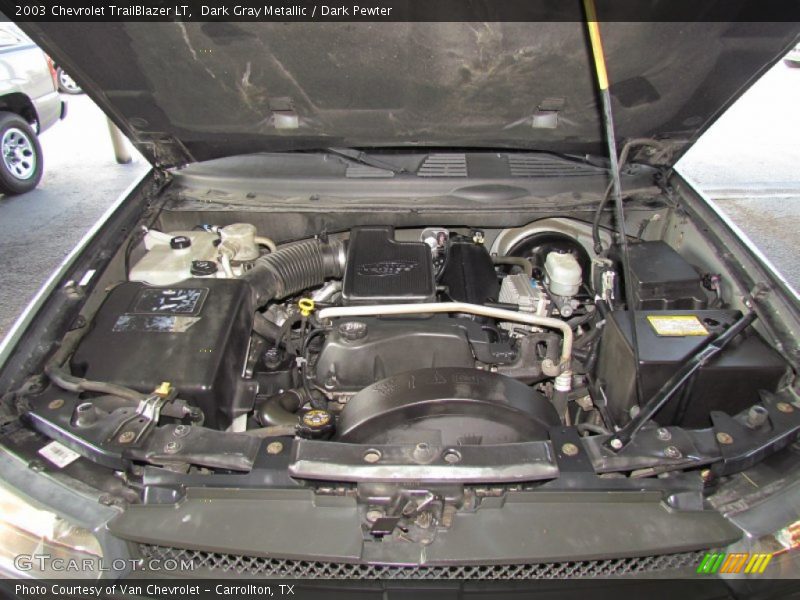 Dark Gray Metallic / Dark Pewter 2003 Chevrolet TrailBlazer LT