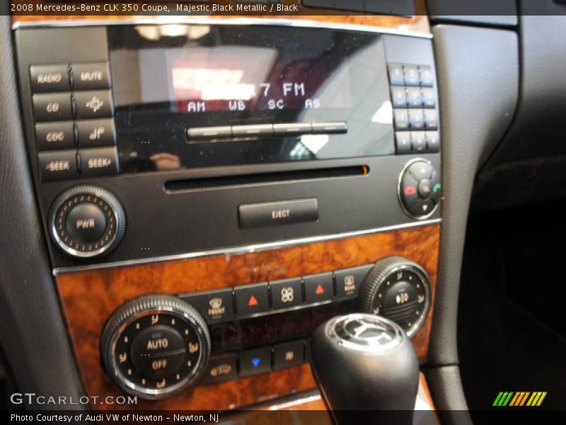 Majestic Black Metallic / Black 2008 Mercedes-Benz CLK 350 Coupe