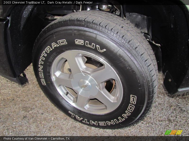 Dark Gray Metallic / Dark Pewter 2003 Chevrolet TrailBlazer LT