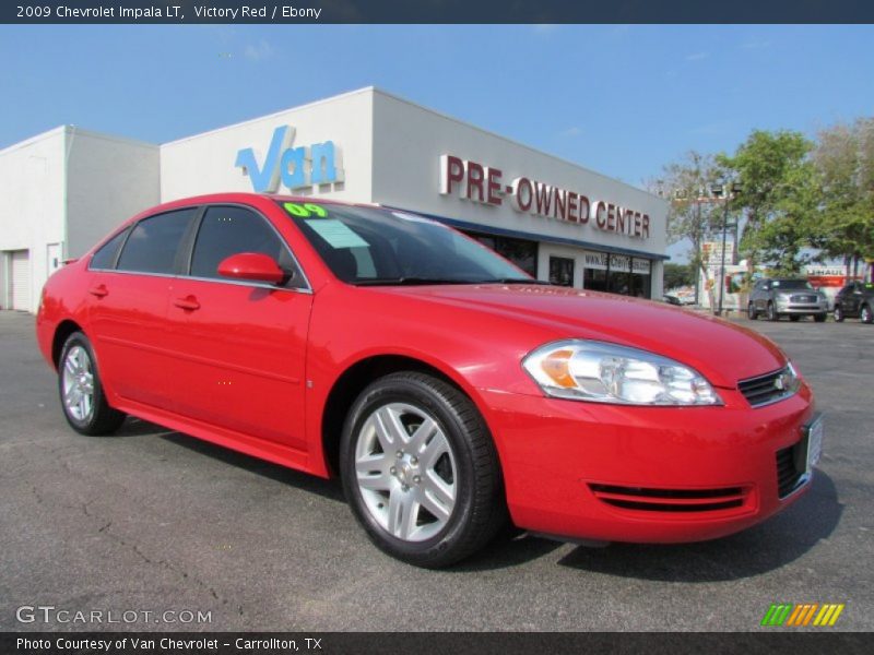 Victory Red / Ebony 2009 Chevrolet Impala LT