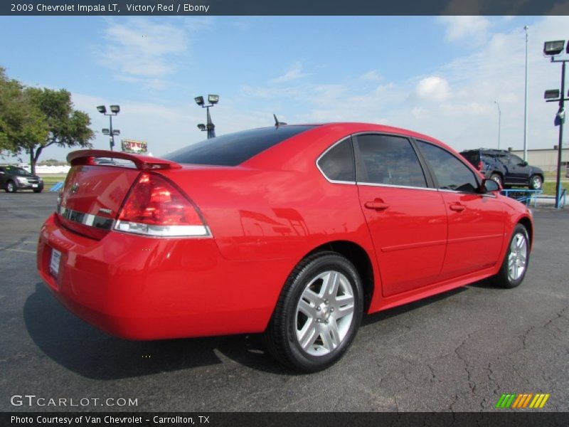 Victory Red / Ebony 2009 Chevrolet Impala LT