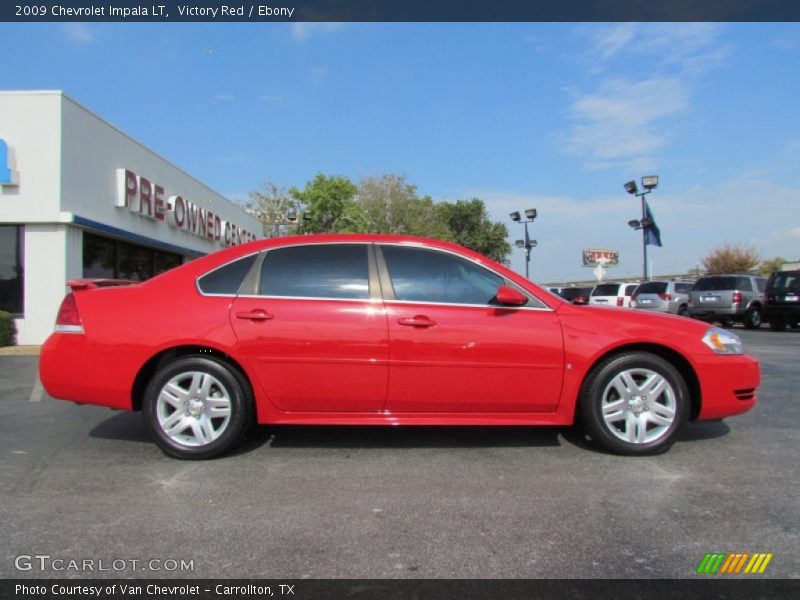 Victory Red / Ebony 2009 Chevrolet Impala LT