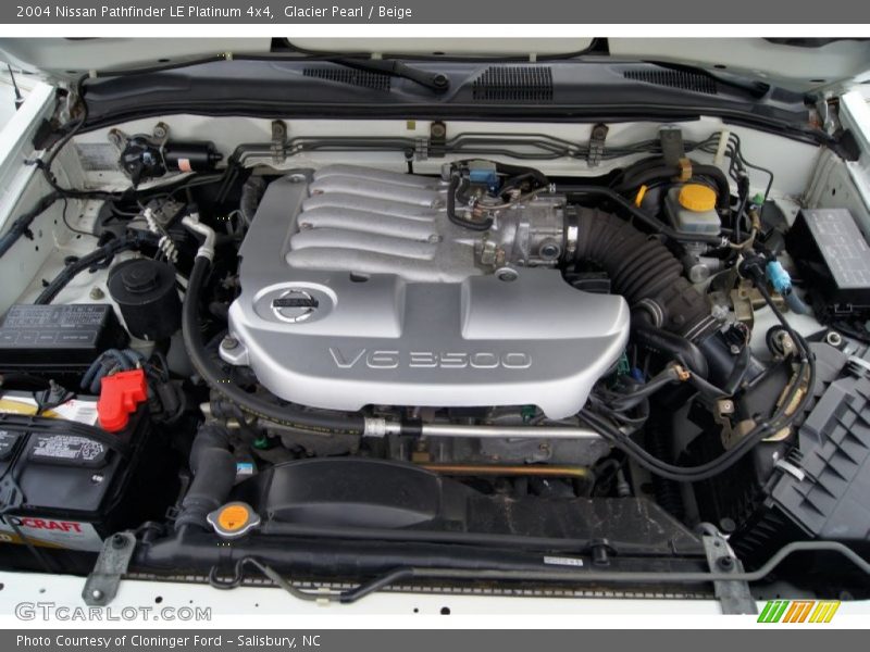  2004 Pathfinder LE Platinum 4x4 Engine - 3.5 Liter DOHC 24-Valve V6