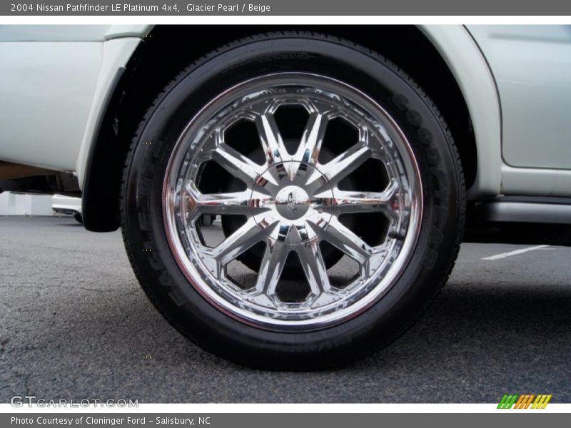 Custom Wheels of 2004 Pathfinder LE Platinum 4x4