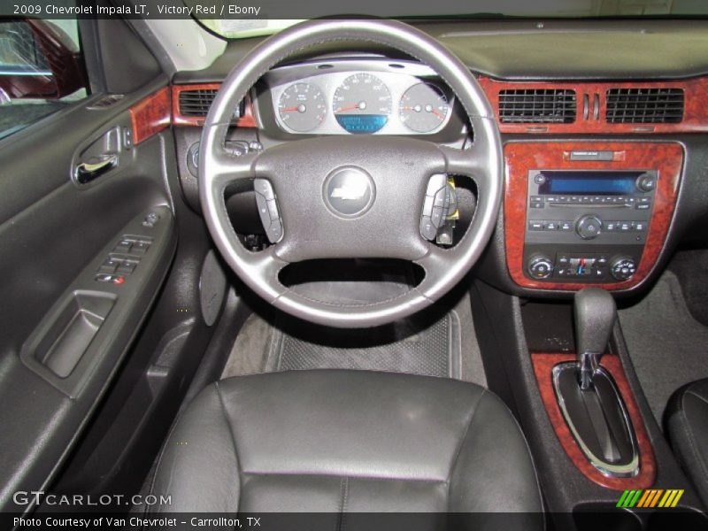 Victory Red / Ebony 2009 Chevrolet Impala LT