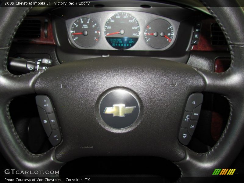 Victory Red / Ebony 2009 Chevrolet Impala LT