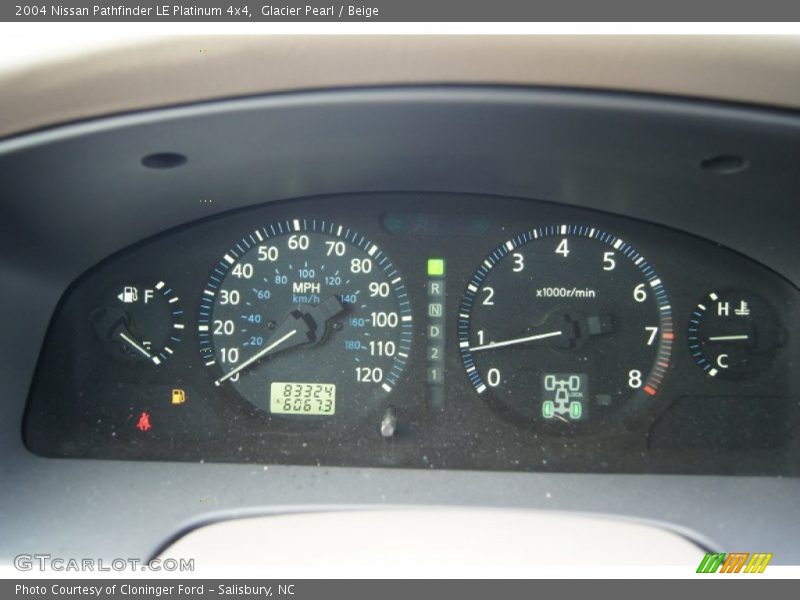  2004 Pathfinder LE Platinum 4x4 LE Platinum 4x4 Gauges