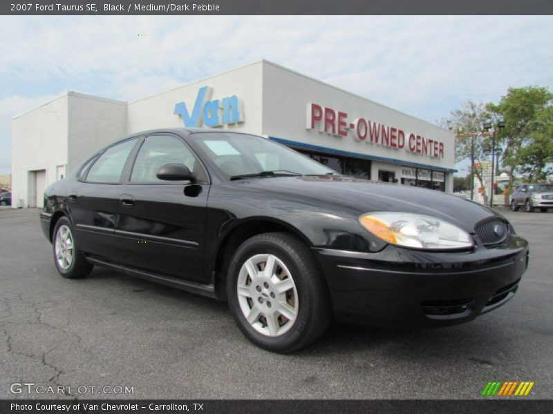 Black / Medium/Dark Pebble 2007 Ford Taurus SE