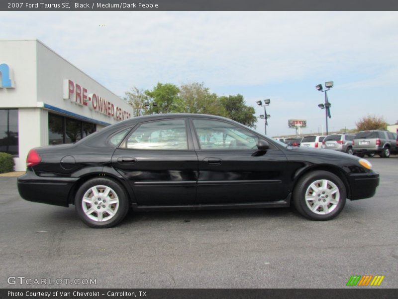 Black / Medium/Dark Pebble 2007 Ford Taurus SE