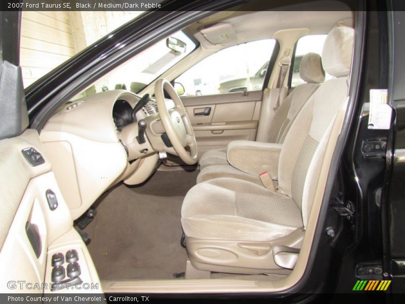 Black / Medium/Dark Pebble 2007 Ford Taurus SE