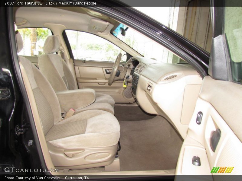 Black / Medium/Dark Pebble 2007 Ford Taurus SE
