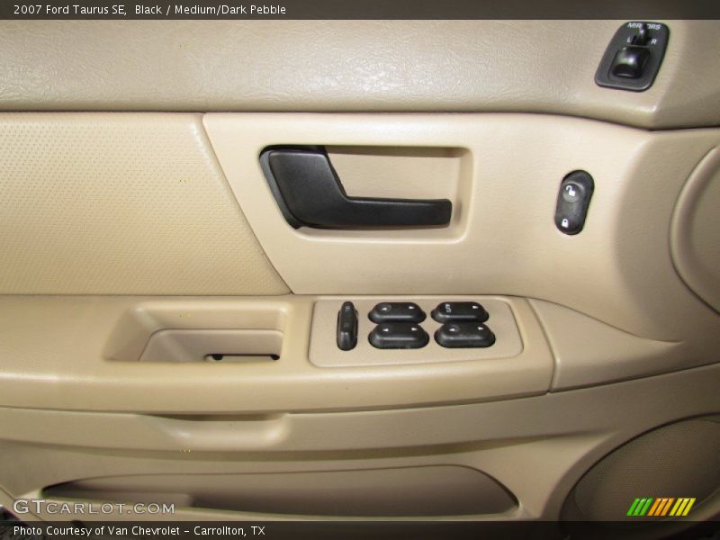 Black / Medium/Dark Pebble 2007 Ford Taurus SE