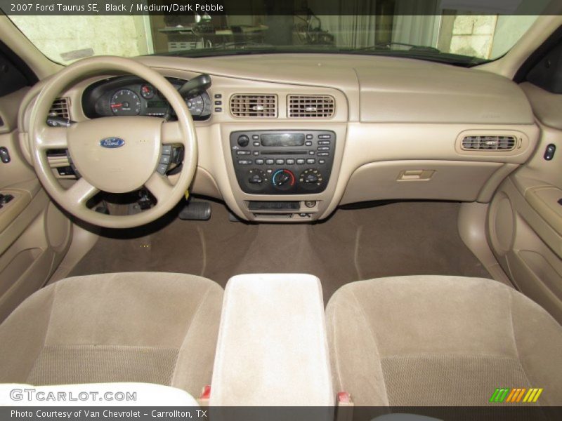 Black / Medium/Dark Pebble 2007 Ford Taurus SE