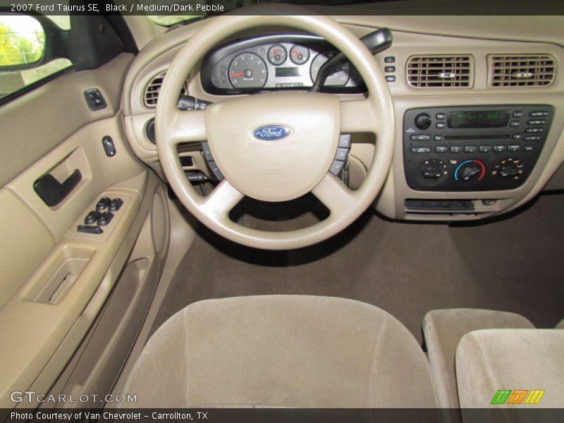 Black / Medium/Dark Pebble 2007 Ford Taurus SE