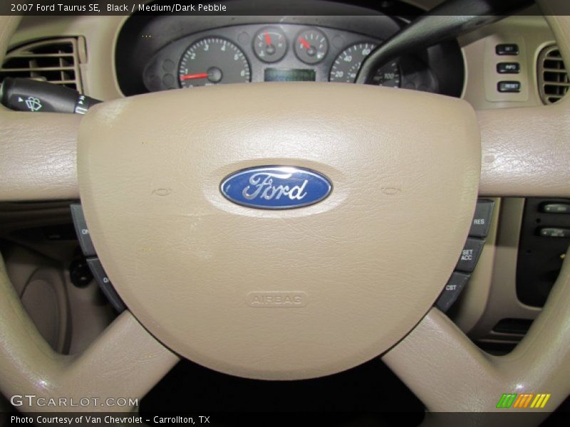 Black / Medium/Dark Pebble 2007 Ford Taurus SE
