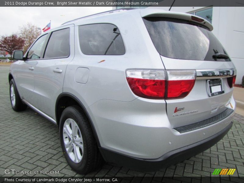 Bright Silver Metallic / Dark Graystone/Medium Graystone 2011 Dodge Durango Crew