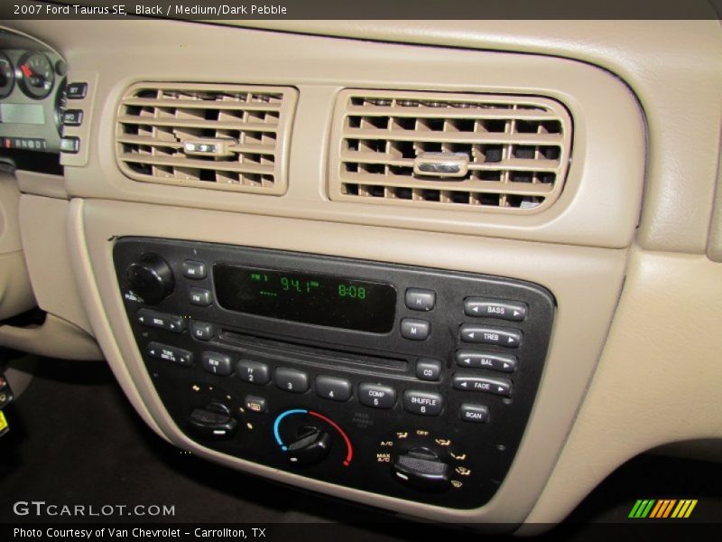 Black / Medium/Dark Pebble 2007 Ford Taurus SE
