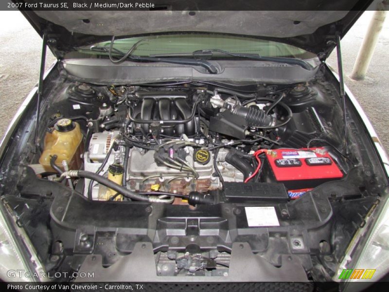 Black / Medium/Dark Pebble 2007 Ford Taurus SE