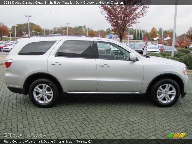 Bright Silver Metallic / Dark Graystone/Medium Graystone 2011 Dodge Durango Crew
