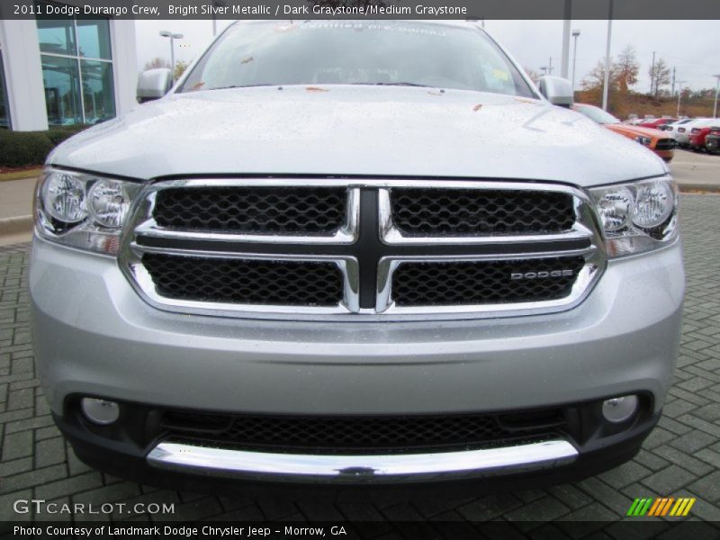Bright Silver Metallic / Dark Graystone/Medium Graystone 2011 Dodge Durango Crew