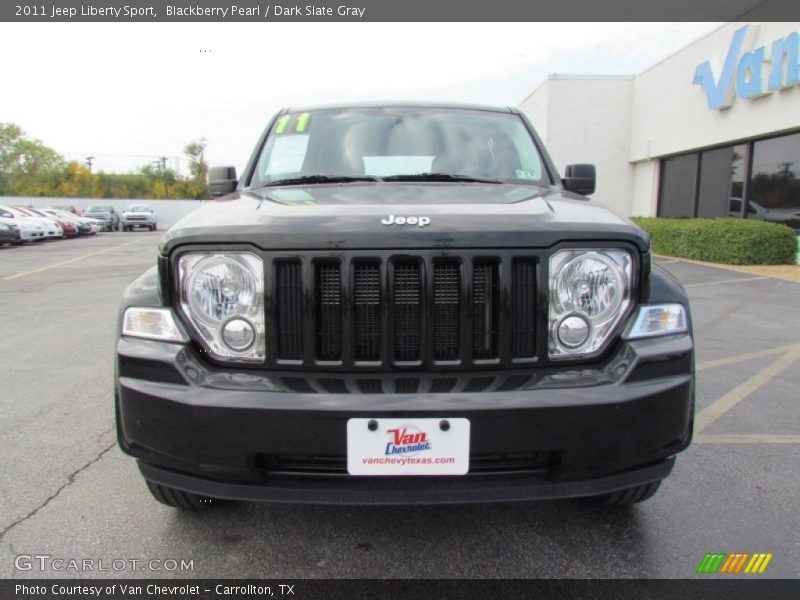 Blackberry Pearl / Dark Slate Gray 2011 Jeep Liberty Sport