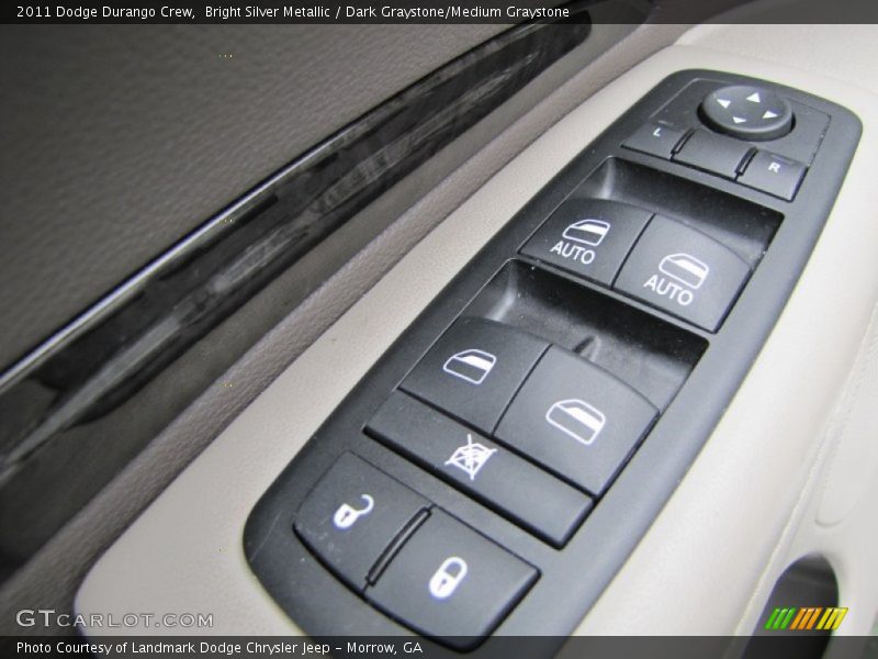 Bright Silver Metallic / Dark Graystone/Medium Graystone 2011 Dodge Durango Crew