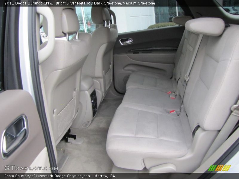 Bright Silver Metallic / Dark Graystone/Medium Graystone 2011 Dodge Durango Crew