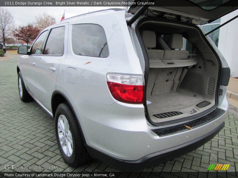 Bright Silver Metallic / Dark Graystone/Medium Graystone 2011 Dodge Durango Crew