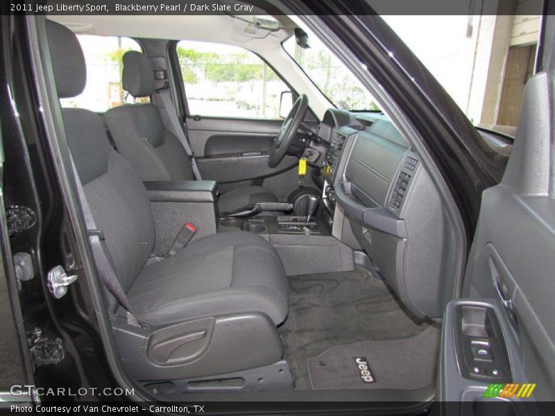 Blackberry Pearl / Dark Slate Gray 2011 Jeep Liberty Sport