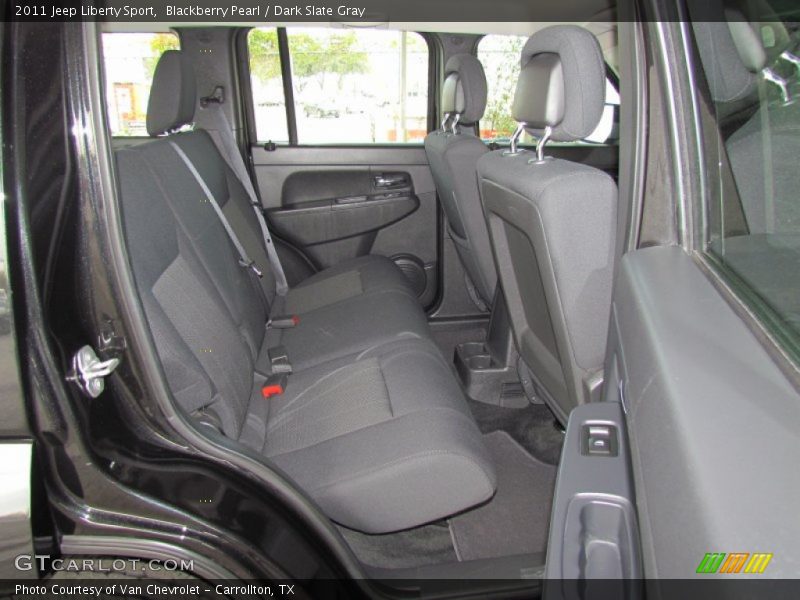 Blackberry Pearl / Dark Slate Gray 2011 Jeep Liberty Sport