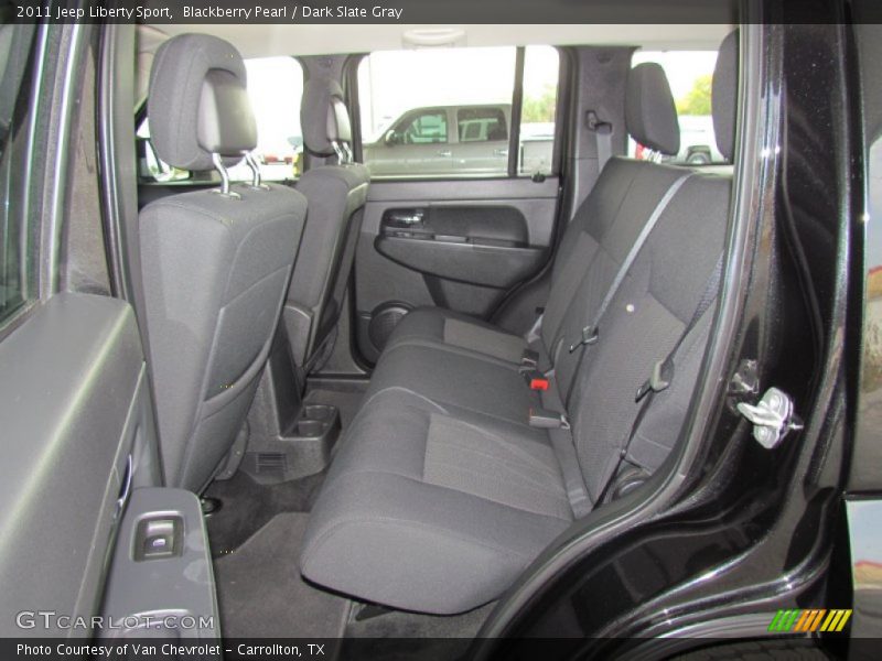 Blackberry Pearl / Dark Slate Gray 2011 Jeep Liberty Sport