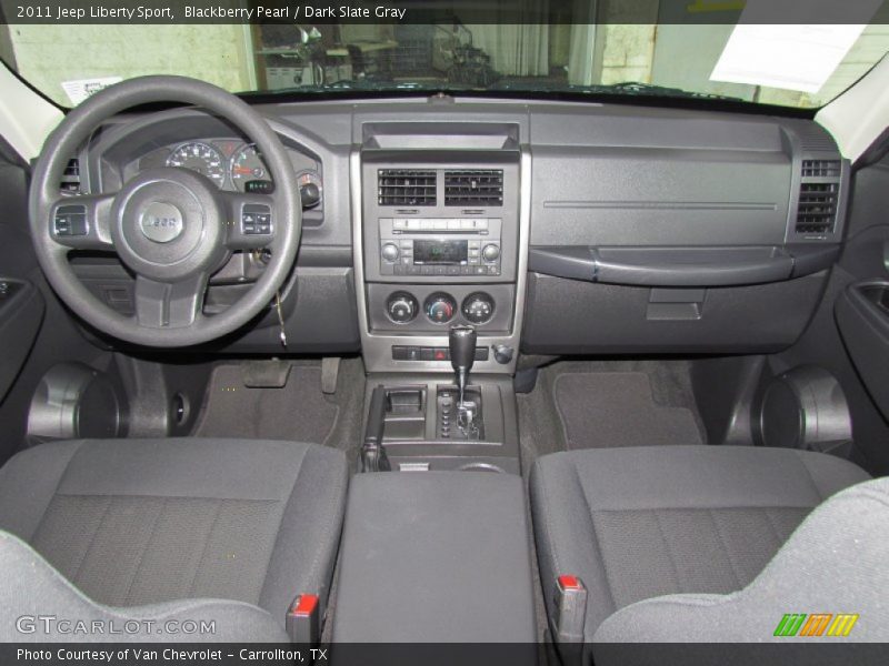 Blackberry Pearl / Dark Slate Gray 2011 Jeep Liberty Sport