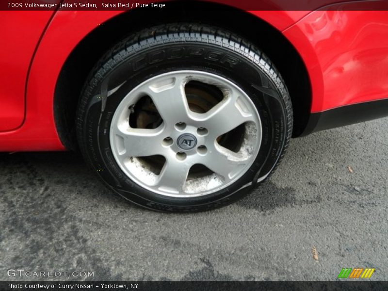 Salsa Red / Pure Beige 2009 Volkswagen Jetta S Sedan