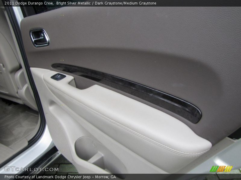 Bright Silver Metallic / Dark Graystone/Medium Graystone 2011 Dodge Durango Crew