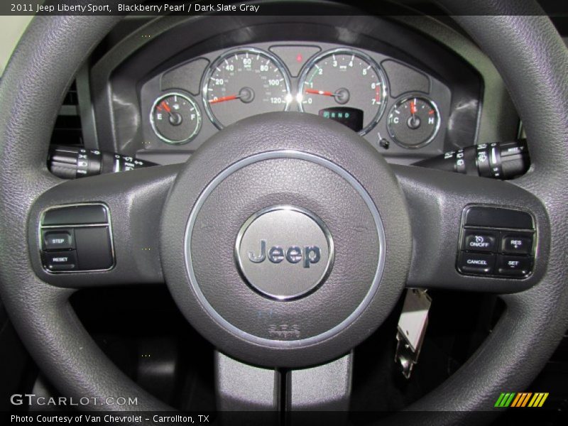 Blackberry Pearl / Dark Slate Gray 2011 Jeep Liberty Sport