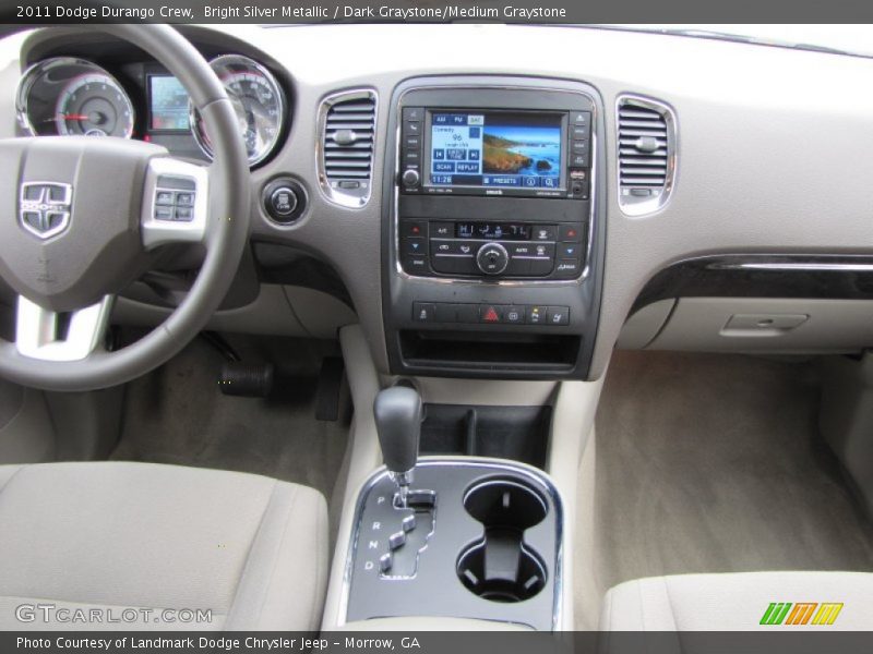 Bright Silver Metallic / Dark Graystone/Medium Graystone 2011 Dodge Durango Crew