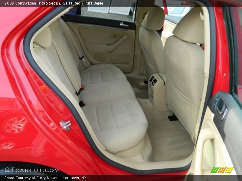 Salsa Red / Pure Beige 2009 Volkswagen Jetta S Sedan