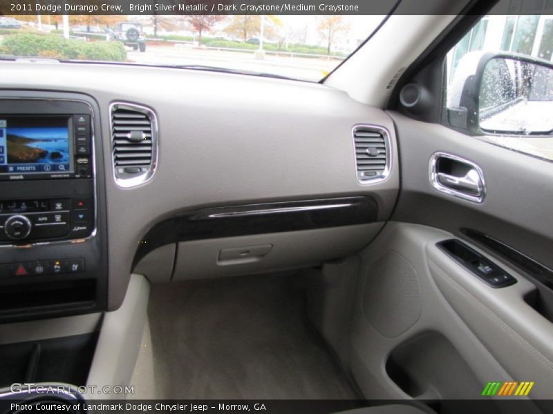 Bright Silver Metallic / Dark Graystone/Medium Graystone 2011 Dodge Durango Crew