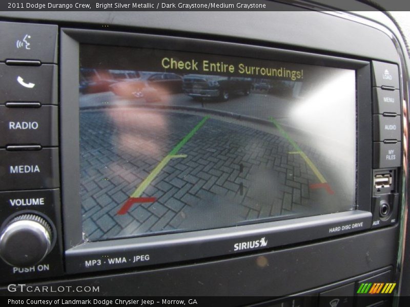 Bright Silver Metallic / Dark Graystone/Medium Graystone 2011 Dodge Durango Crew