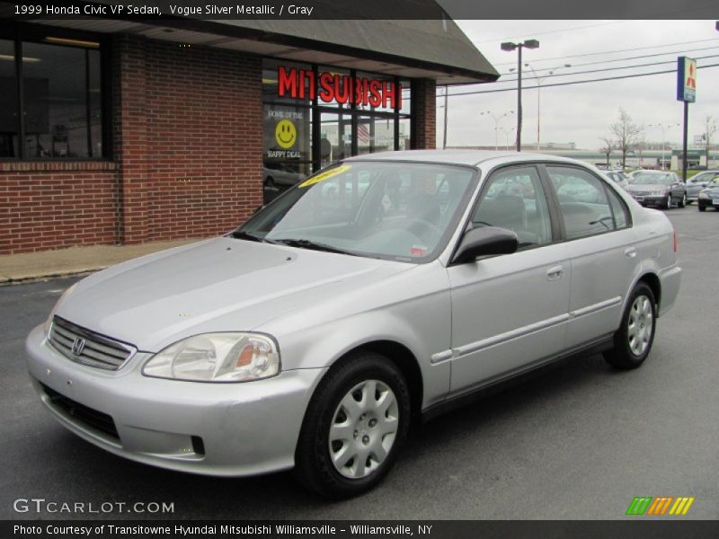 Vogue Silver Metallic / Gray 1999 Honda Civic VP Sedan