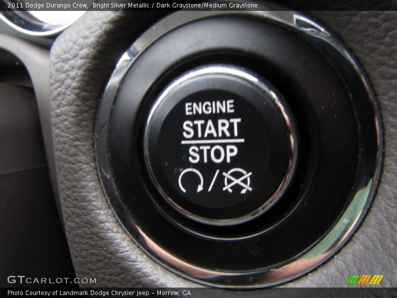 Bright Silver Metallic / Dark Graystone/Medium Graystone 2011 Dodge Durango Crew