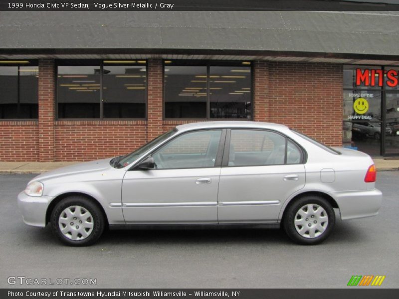 Vogue Silver Metallic / Gray 1999 Honda Civic VP Sedan